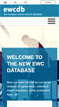 Mobile Screenshot of ewcdb.eu